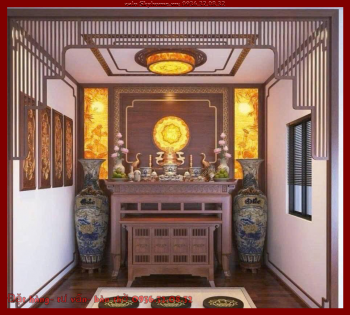 Bàn thờ gỗ gõ đỏ có tốt không?